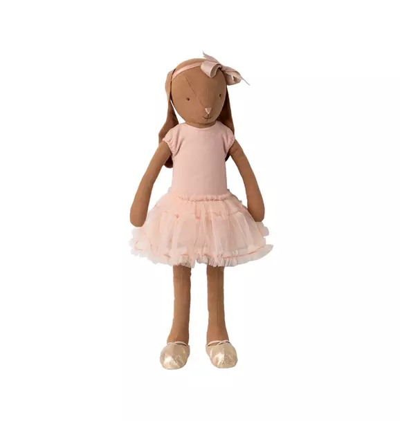 Bunny size 3, Chocolate brown - Ballet suit and skirt rose