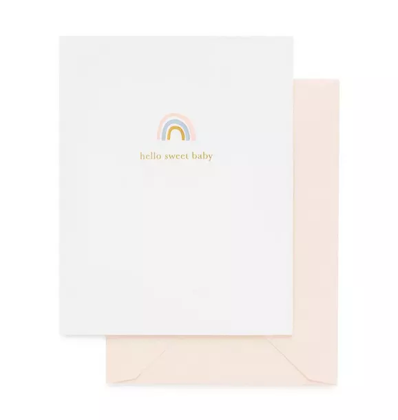 Sweet Baby, Rainbow Greeting Card