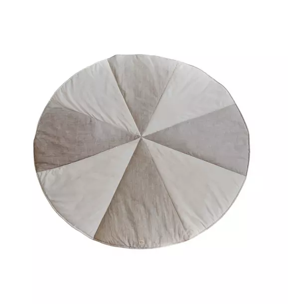 “Cream Candy” Round Patchwork Mat