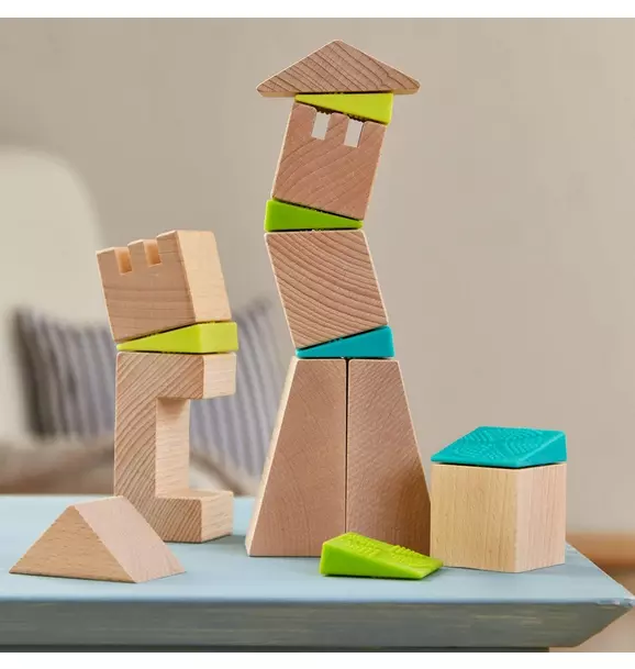 Crooked Towers Wooden Blocks