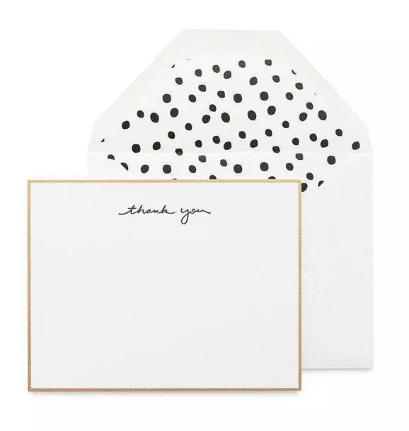 Scatter Dot Thank You Card