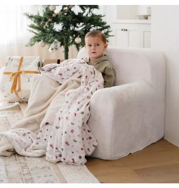 Snuggle Up Faux Fur Chair Cream