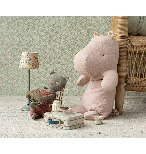 Hippo, Medium - Light Rose