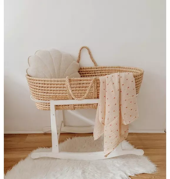 Linen "Sand” Shell Pillow