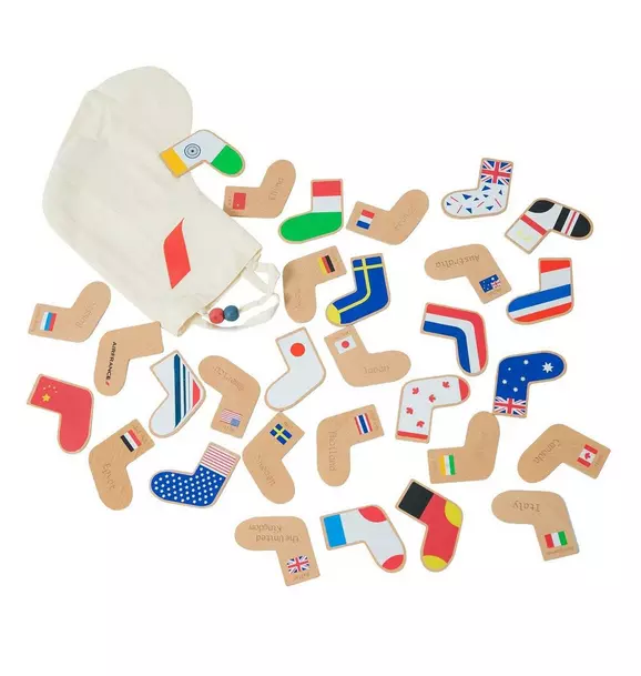 Step To The World - Hand Crafted Wooden Memory Game