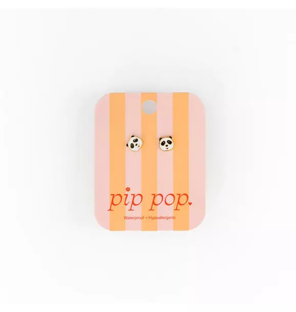 Panda Stud Earrings