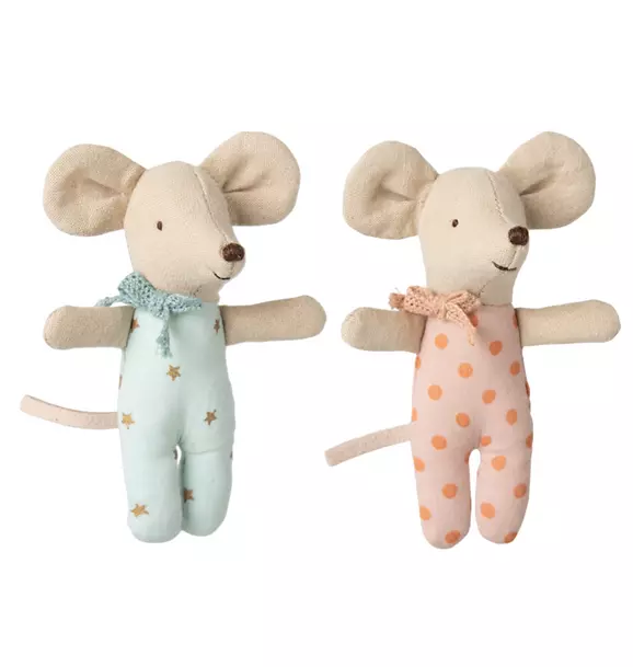 Twins, Baby mice in matchbox