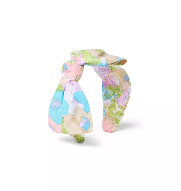 Floral Bow Headband