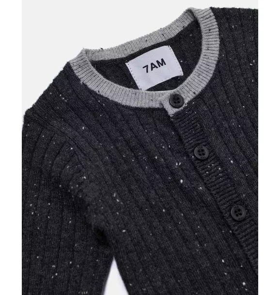 Long Sleeve Jumpsuit Footie - Hug Me - Heather Grey