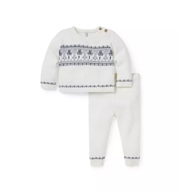 STAR WARS Baby R2-D2 Fair Isle Matching Sweater Set