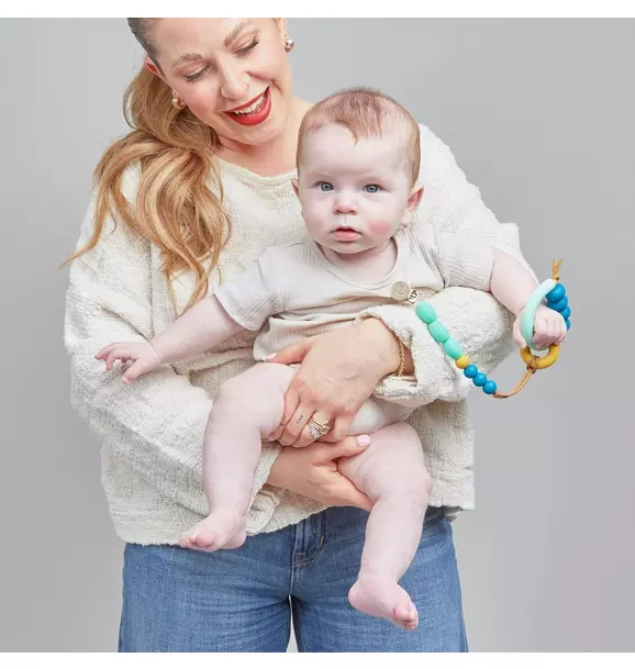 Pacific Arch Ring Teether + Clip Set