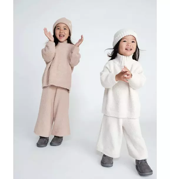 Mockneck Sweater Fuzzy - Pecan