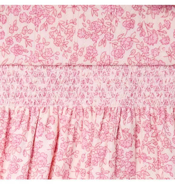 Baby Ditsy Floral Smocked Romper