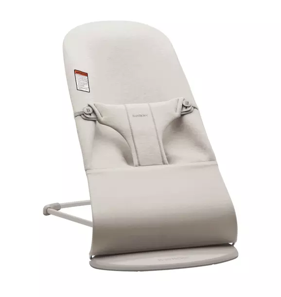 Baby Bouncer Bliss: 3D Jersey | Light Beige