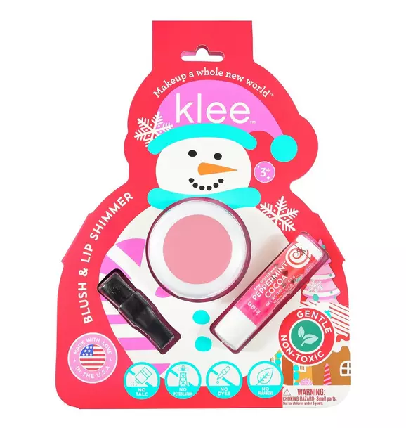 Crystal Glow - Kids' Holiday Blush and Lip Shimmer Set