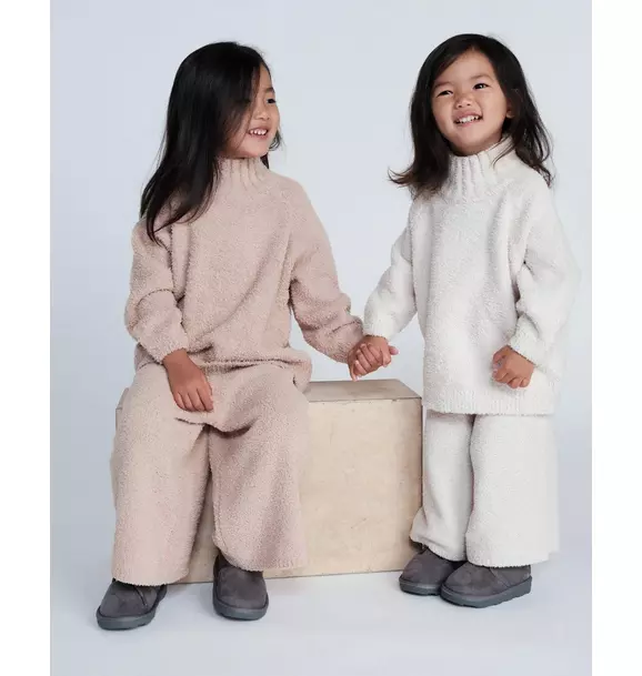 Wide Pants Fuzzy - Pecan