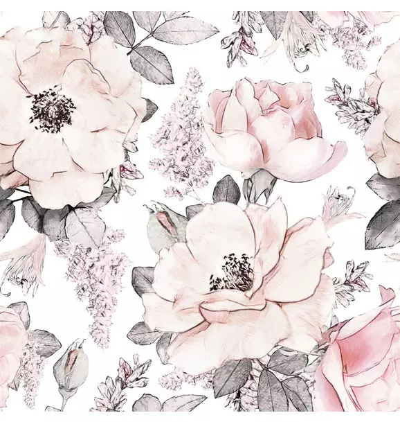 Pink Garden Wallpaper