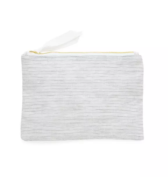 Signature Pouch, Shoreline Stripe