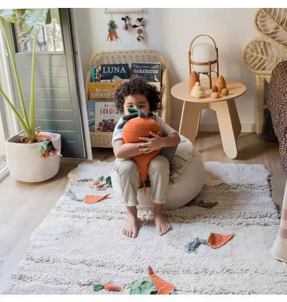Knitted Cushion Cathy the Carrot