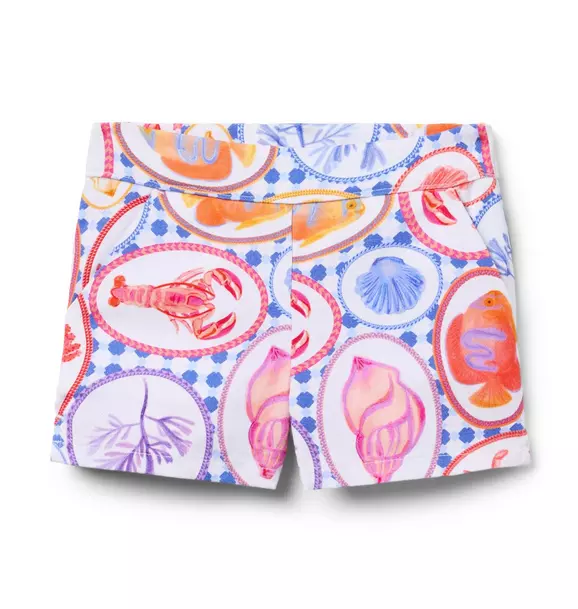 Ocean Icon Canvas Short