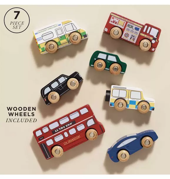 London Toy Car Set - 7 Piece