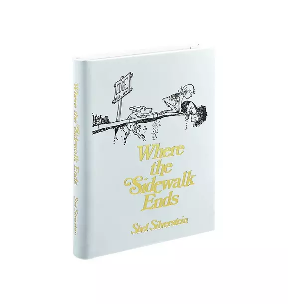 Where the Sidewalk Ends: Poems and Drawings Leather Bound Edition