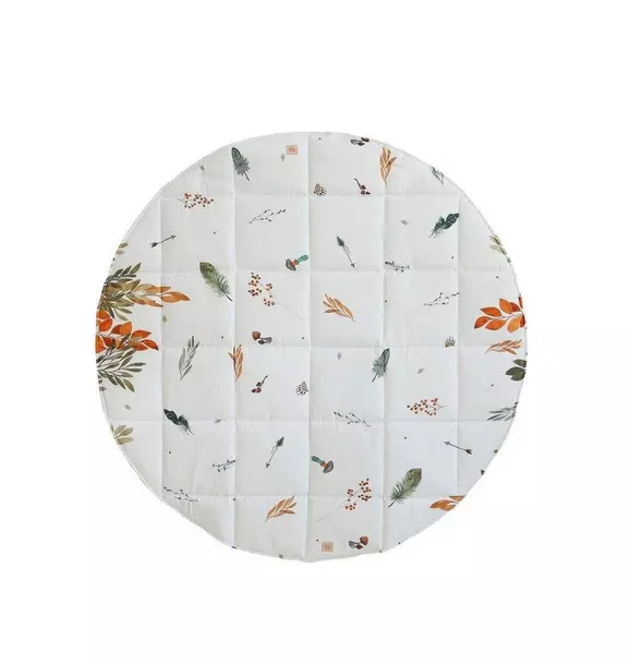 “Forest Friends” Round Cotton Mat