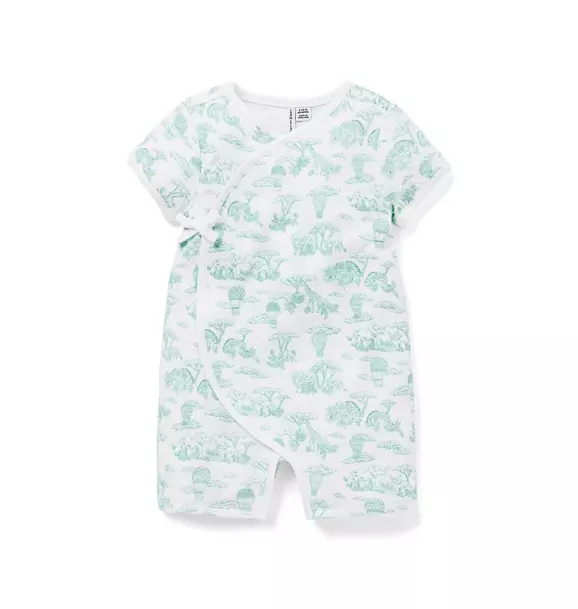 Baby Safari Toile Romper