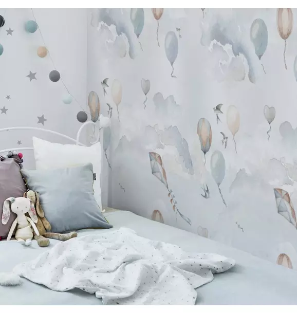 Balloons Fairytale Wallpaper