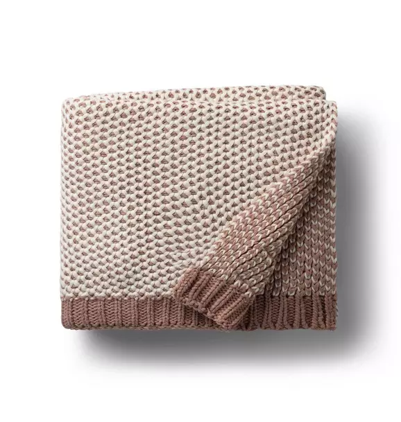 Honeycomb Blush Baby Blanket