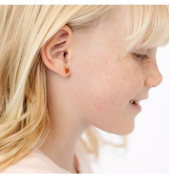 Rose Stud Earrings