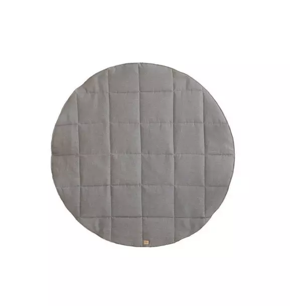 “Grey Linen” Round Mat
