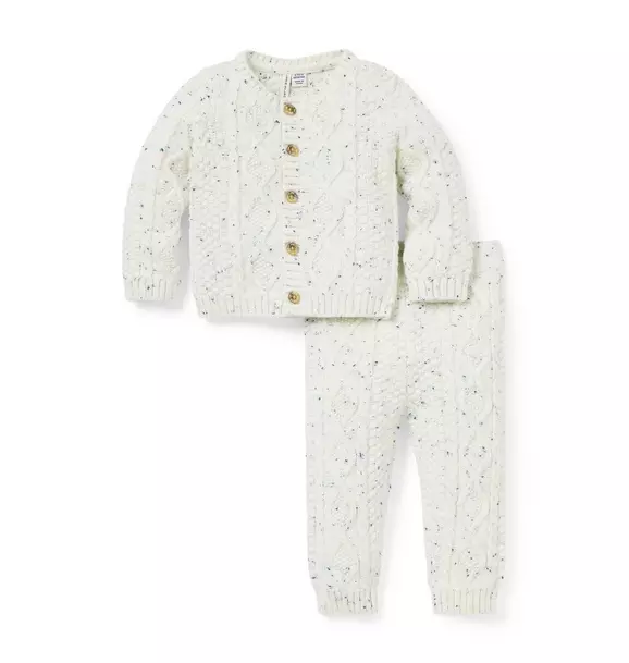 Baby Cable Knit Matching Set