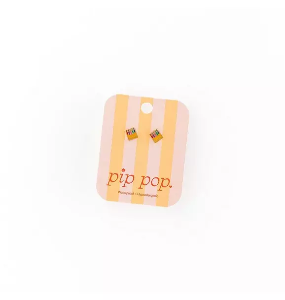 Crayon Stud Earrings