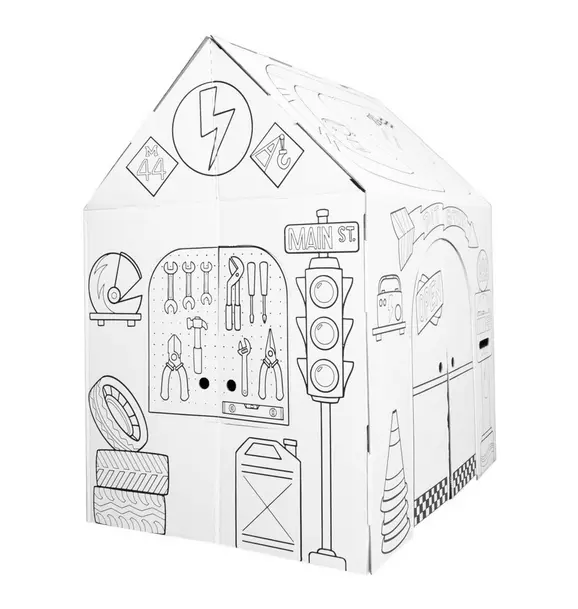Coloring House - Pit Stop Garage