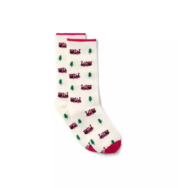 Train Icon Sock