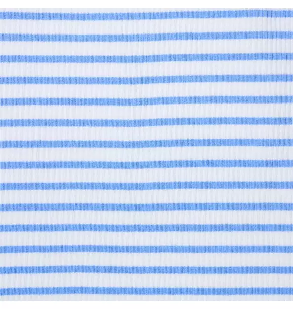 Striped Ruffle Sleeve Top