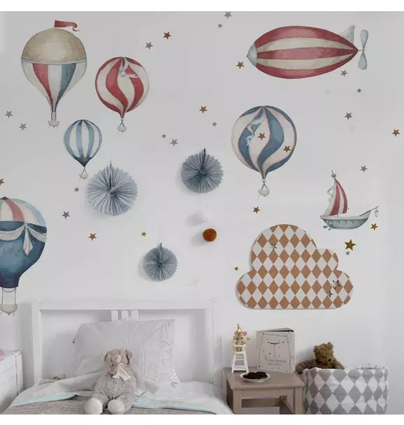 Sky is the Limit Balloon Wall Decal Set