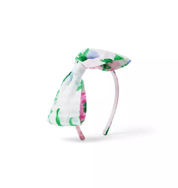Floral Bow Headband