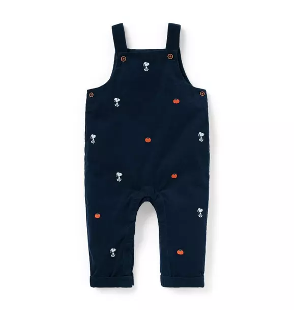 Peanuts Snoopy Embroidered Baby Overall