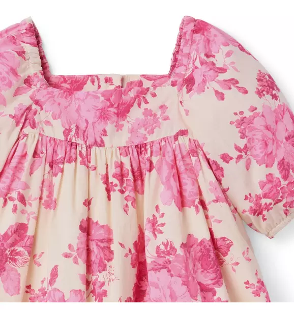 Floral Puff Sleeve Dress