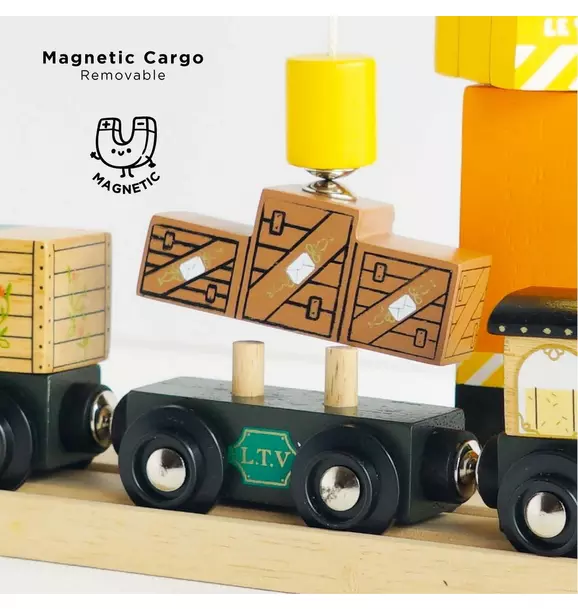 Great Green Train & Goods Wagons