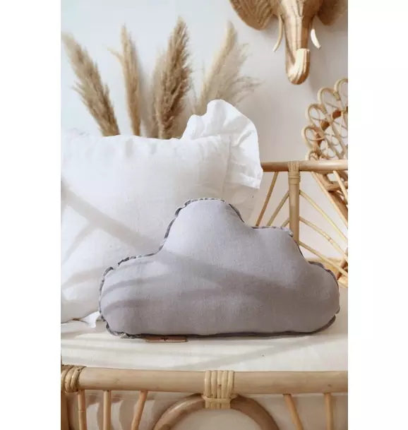 Linen “Grey” Cloud Pillow