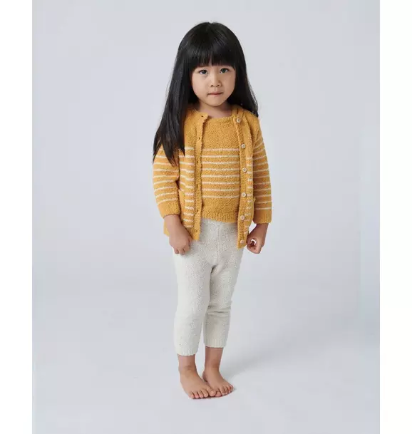 Camisole & Cardigan Set Fuzzy - Amber/Ecru