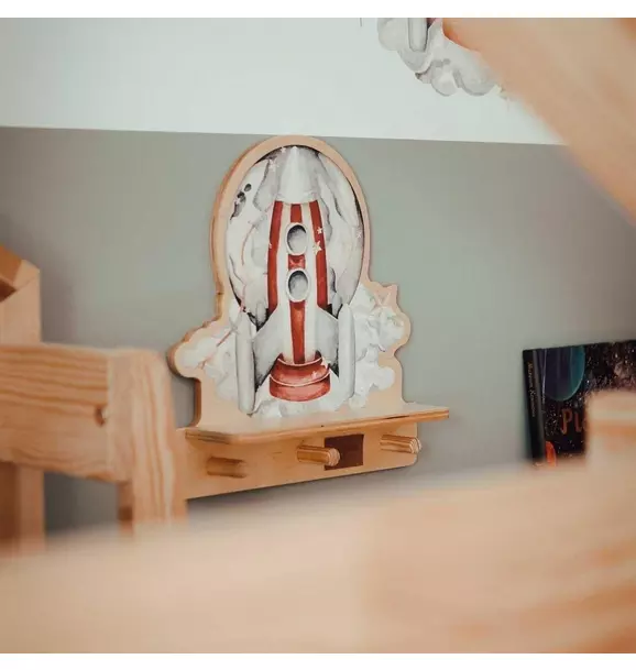Rocketship Mini Shelf