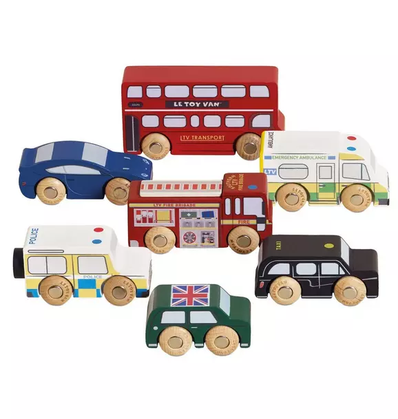 London Toy Car Set - 7 Piece