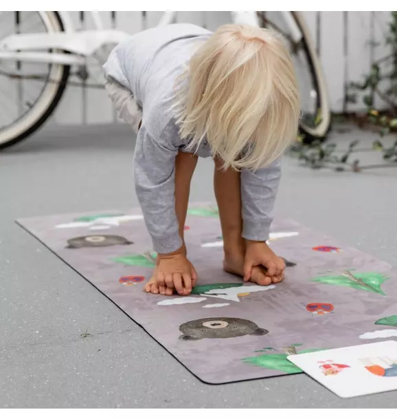 Printed Kids Yoga Mat: Nature