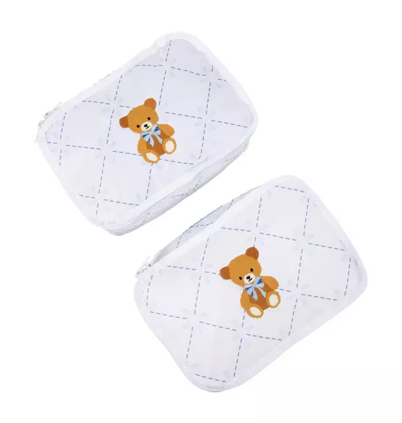 Teddy Bear Petite Pouch Set