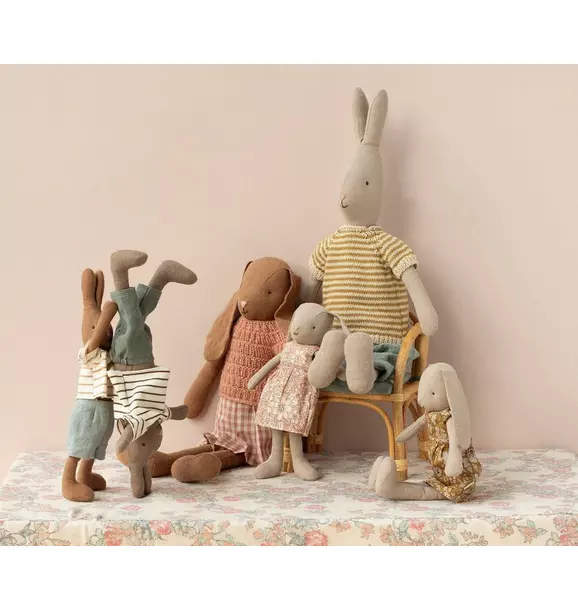 Bunny, Size 3 - Knitted Shirt & Skirt