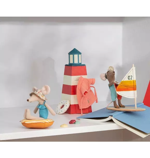 Bathrobe - Coral, Dad/Mum Mouse